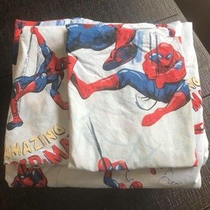 pottery barn spiderman sheets